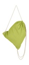 Cotton Drawstring Backpack Lime