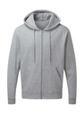 Hooded Full Zip Men Light Oxford