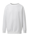 Crew Neck Sweatshirt Kids White