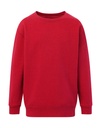 Crew Neck Sweatshirt Kids Red