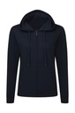 Hooded Full Zip Women Navy