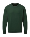 Crew Neck Sweatshirt Men Bottle Green