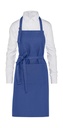 LISBON - Organic Heavyweight Bib Apron with Pocket Royal Blue