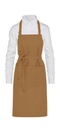 LISBON - Cotton Heavyweight Bib Apron with Pocket Caramel