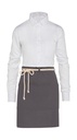 CORSICA - Cord Bistro Apron with Pocket Grey