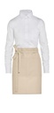 BRUSSELS - Short Recycled Bistro Apron with Pocket Natural