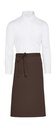 ROME - Recycled Bistro Apron with Pocket Brown