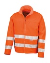 Hi-Vis Soft Shell Jacket Fluorescent Orange
