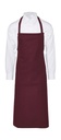PARIS Bib Apron Burgundy