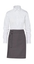BRUSSELS Short Bistro Apron Grey