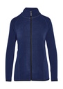 Signature Tagless Microfleece Full Zip Women Navy