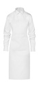 BUDAPEST Festival Apron with Pocket White