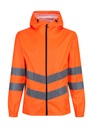 Hi-Vis Pro Packaway Jacket Orange