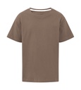 Signature Tagless Tee Kids Deep Taupe