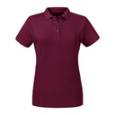 Ladies' Pure Organic Polo Burgundy