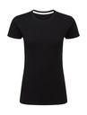 Signature Tagless Tee Women Dark Black