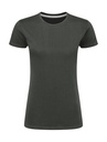 Signature Tagless Tee Women Charcoal