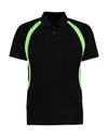 Classic Fit Cooltex® Riviera Polo Shirt Black/Fluorescent Lime