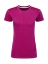 Signature Tagless Tee Women Dark Pink