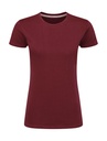 Signature Tagless Tee Women Burgundy