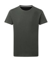 Signature Tagless Tee Men Charcoal