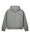 Fronter Zip Hoodie Misty Grey