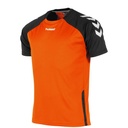 Authentic Tee — Orange-Black
