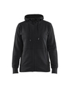 3395 Dames hooded sweatshirt met rits