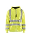 3346 Hooded Sweatshirt met rits High Vis