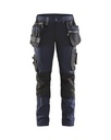 7115 Dames werkbroek met stretch en gereedschapszakken
