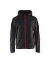 3363 Hooded sweatshirt met rits