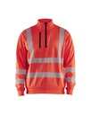3564 Sweatshirt met halve rits High Vis