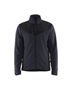 5942 Gebreid vest met softshell