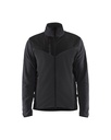 5942 Gebreid vest met softshell