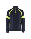3550 Sweatshirt met halve rits Visible