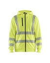 3565 Hooded sweatshirt met rits High Vis