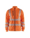 3563 Sweatshirt met rits High Vis