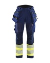 7114 Dames High Vis Werkbroek Softshell