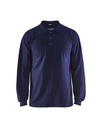 3374 Vlamvertragende Polo Piqué lange mouwen