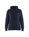 3395 Dames hooded sweatshirt met rits