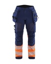 1821 High Vis werkbroek softshell met gereedschapszakken