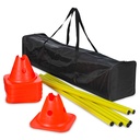 Trainingsset 12 kegels / 6 palen