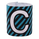 Aanvoerdersband Blauw/Zwart