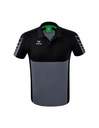 Six Wings polo slate grey/zwart