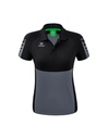 Six Wings polo slate grey/zwart Dames