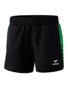 Six Wings worker short zwart/smaragd Dames