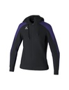 EVO STAR trainingsjack met capuchon zwart/ultra violet Dames
