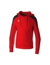 EVO STAR sweatshirt met capuchon rood/zwart