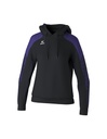 EVO STAR sweatshirt met capuchon zwart/ultra violet Dames