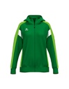 CELEBRATE 125 Training Jacket with hood smaragd/green gecko Dames